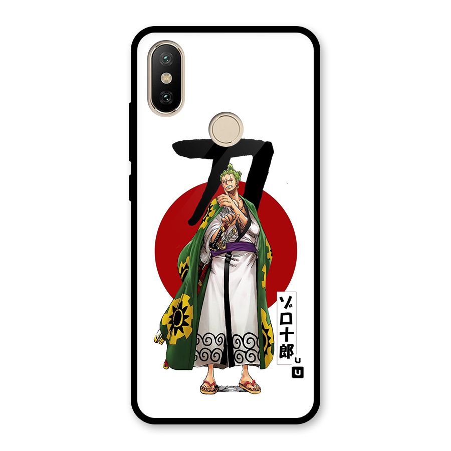 Zoro Stance Glass Back Case for Redmi A2