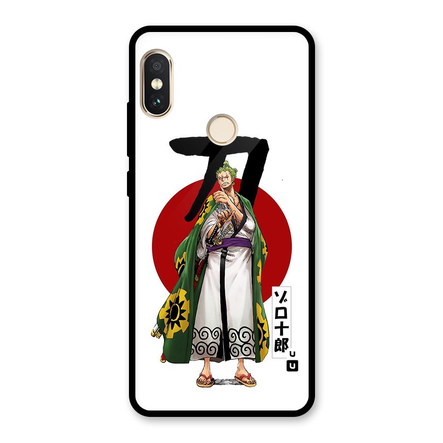Zoro Stance Glass Back Case for Redmi Note 5 Pro