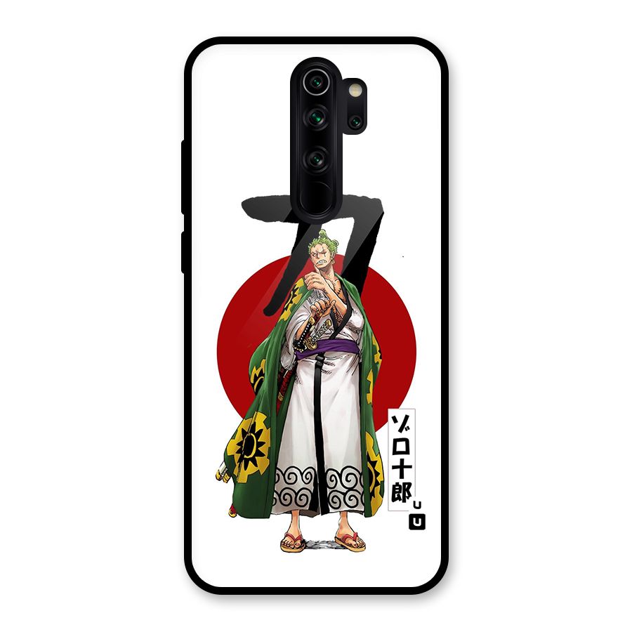 Zoro Stance Glass Back Case for Redmi Note 8 Pro