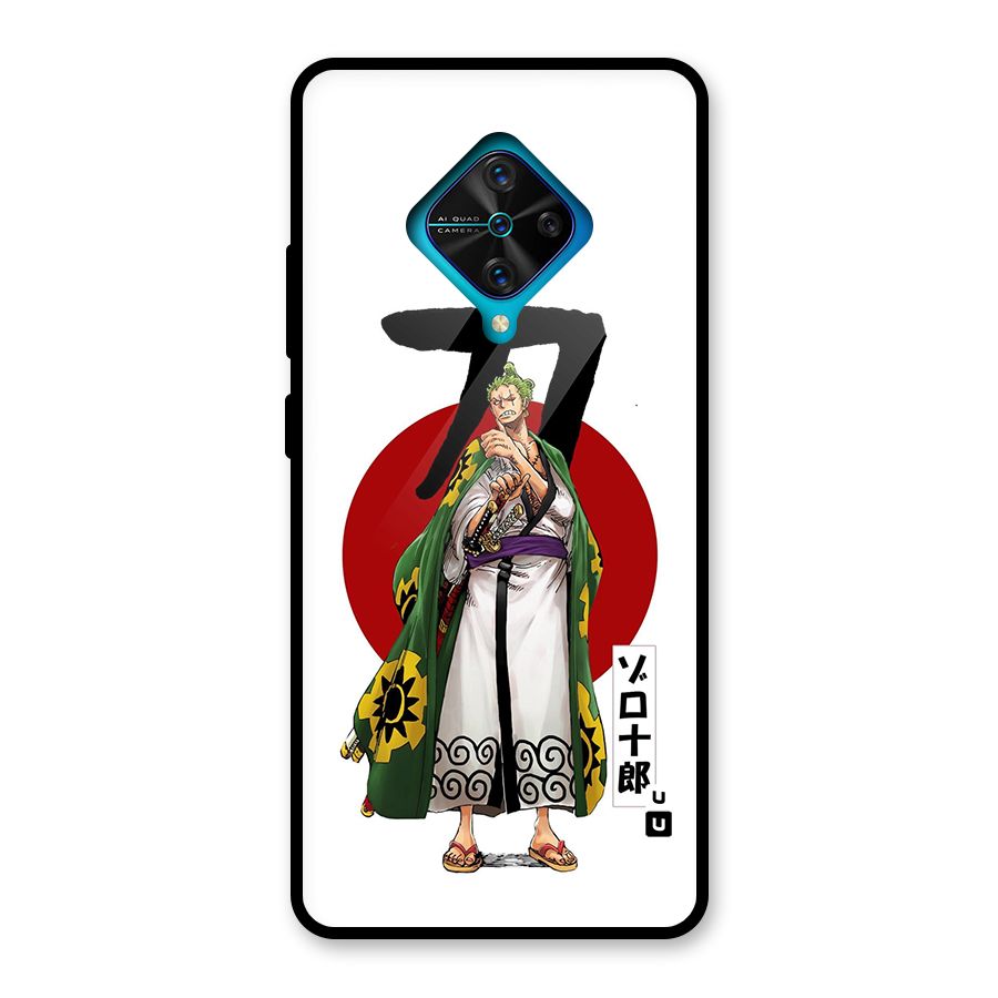 Zoro Stance Glass Back Case for Vivo S1 Pro