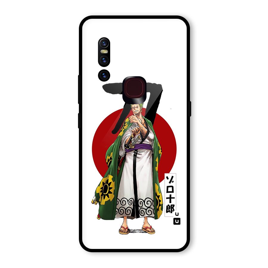 Zoro Stance Glass Back Case for Vivo V15
