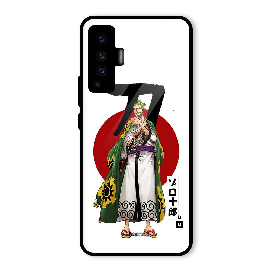 Zoro Stance Glass Back Case for Vivo X50