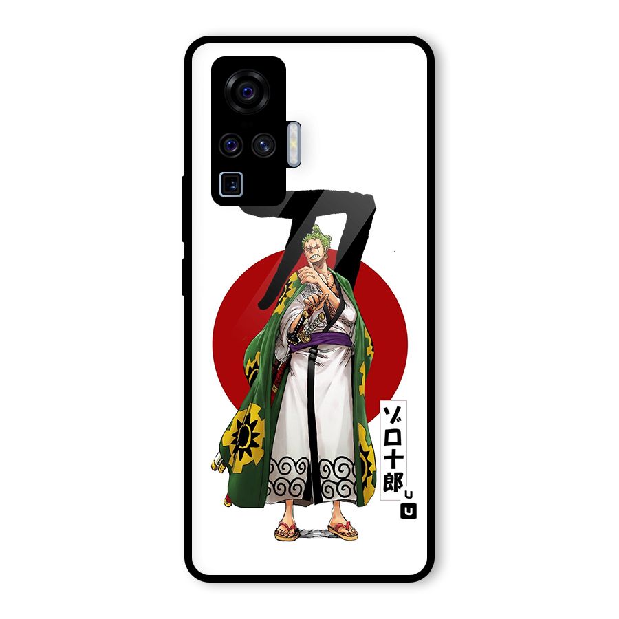 Zoro Stance Glass Back Case for Vivo X50 Pro