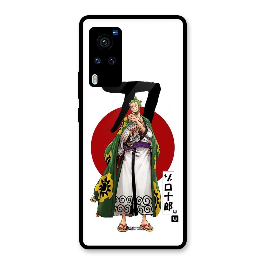 Zoro Stance Glass Back Case for Vivo X60 Pro