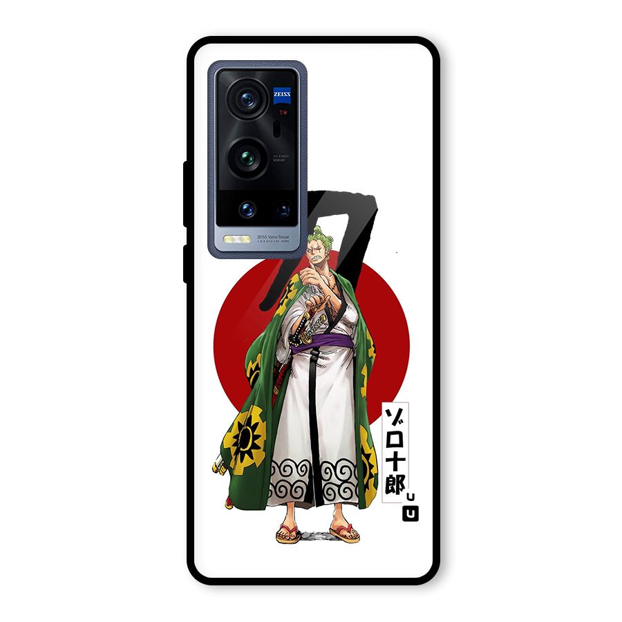 Zoro Stance Glass Back Case for Vivo X60 Pro Plus