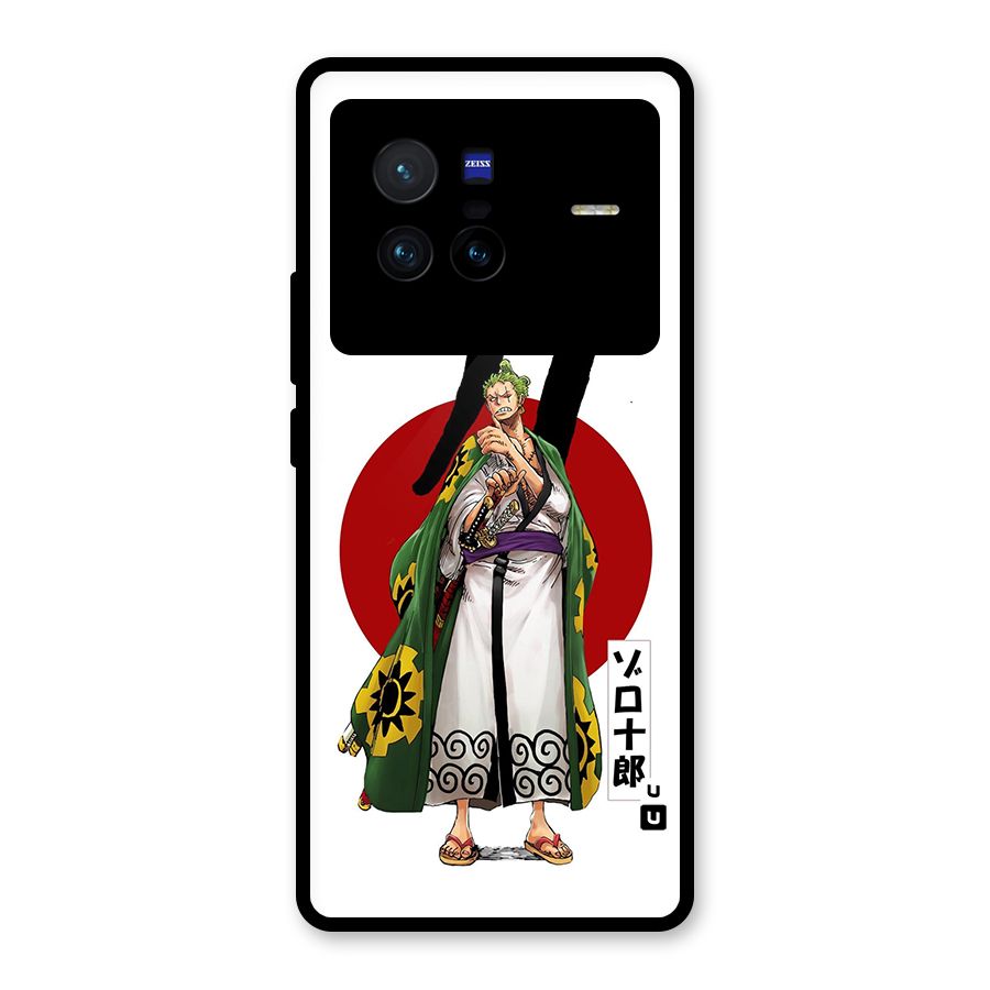 Zoro Stance Glass Back Case for Vivo X80