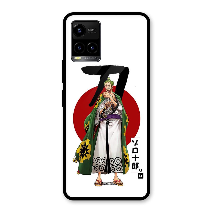 Zoro Stance Glass Back Case for Vivo Y21T
