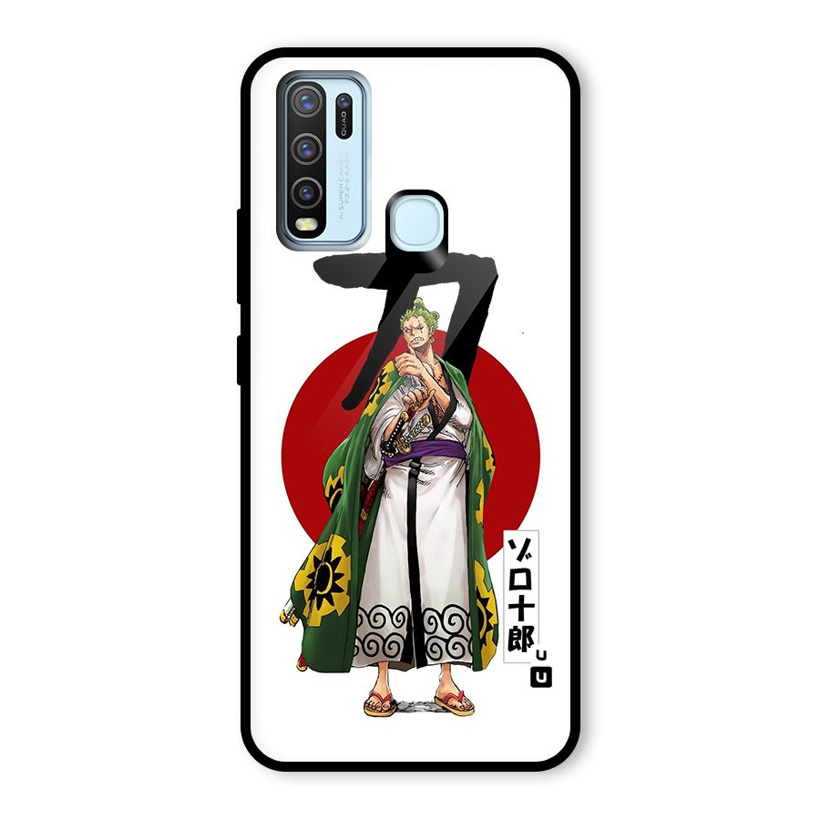 Zoro Stance Glass Back Case for Vivo Y30