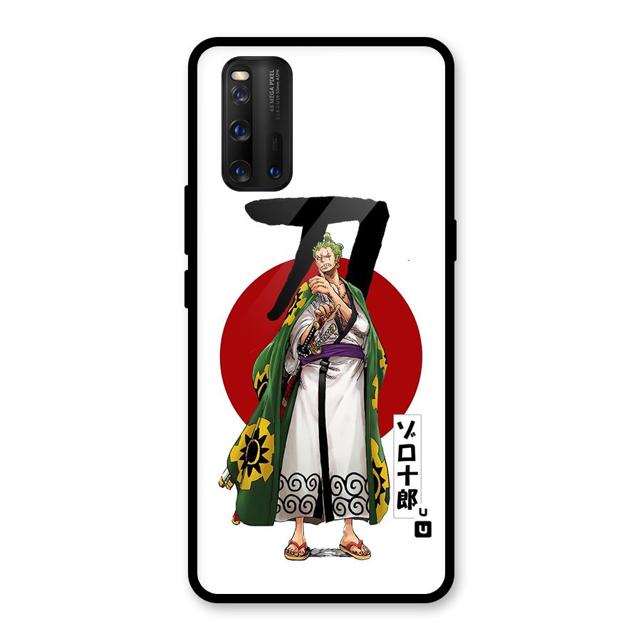 Zoro Stance Glass Back Case for Vivo iQOO 3