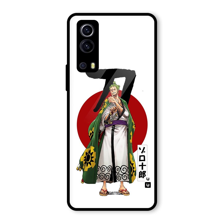 Zoro Stance Glass Back Case for Vivo iQOO Z3