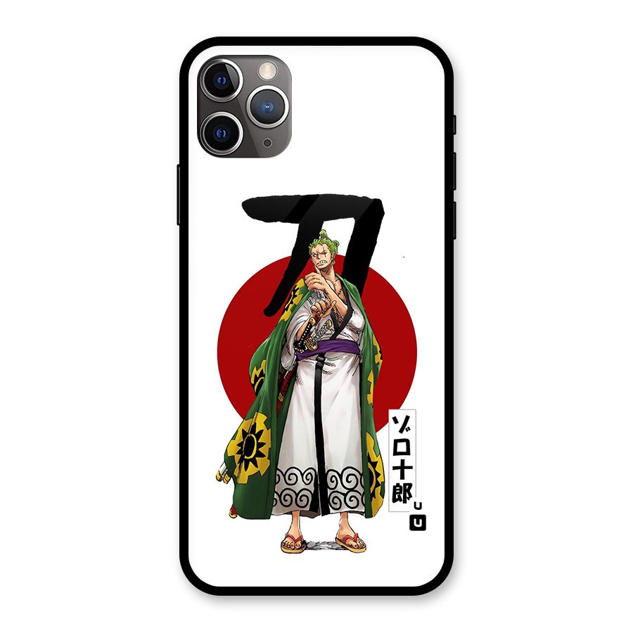 Zoro Stance Glass Back Case for iPhone 11 Pro Max