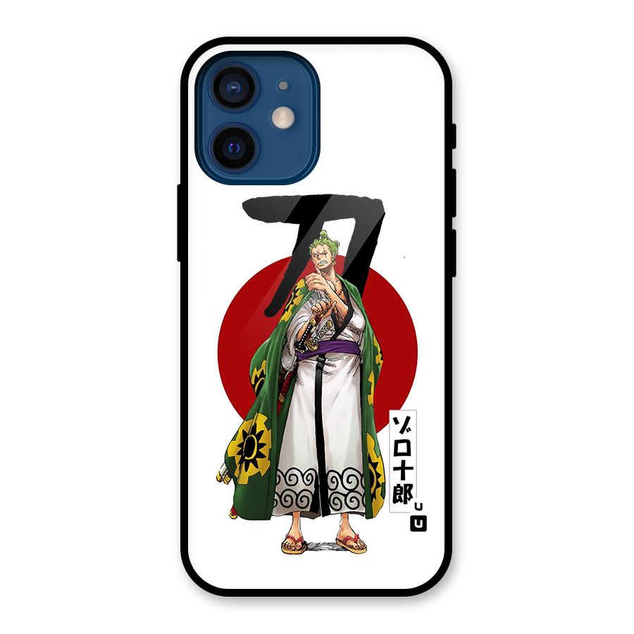 Zoro Stance Glass Back Case for iPhone 12 Mini
