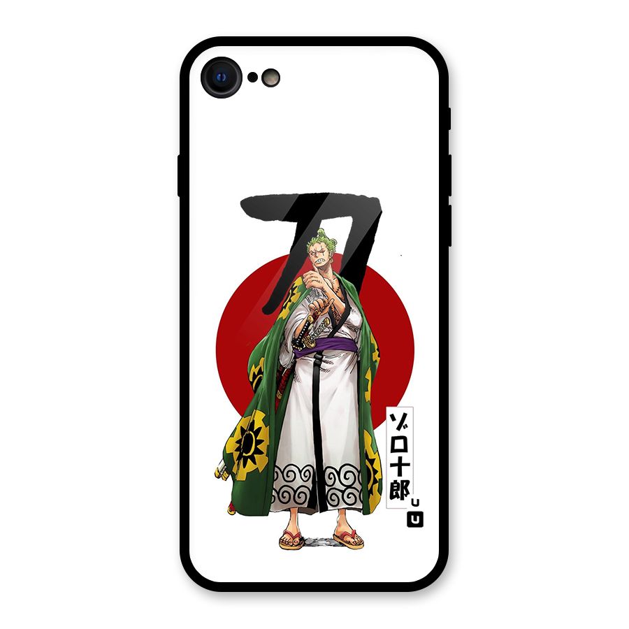 Zoro Stance Glass Back Case for iPhone SE 2022