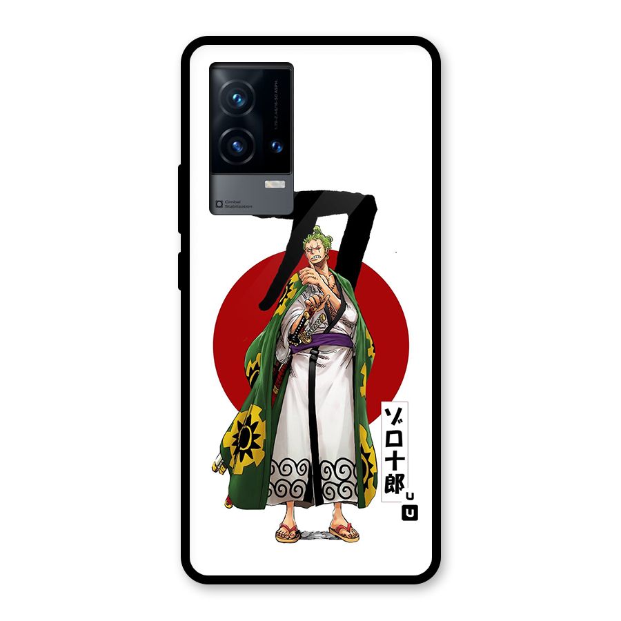 Zoro Stance Glass Back Case for iQOO 9 5G
