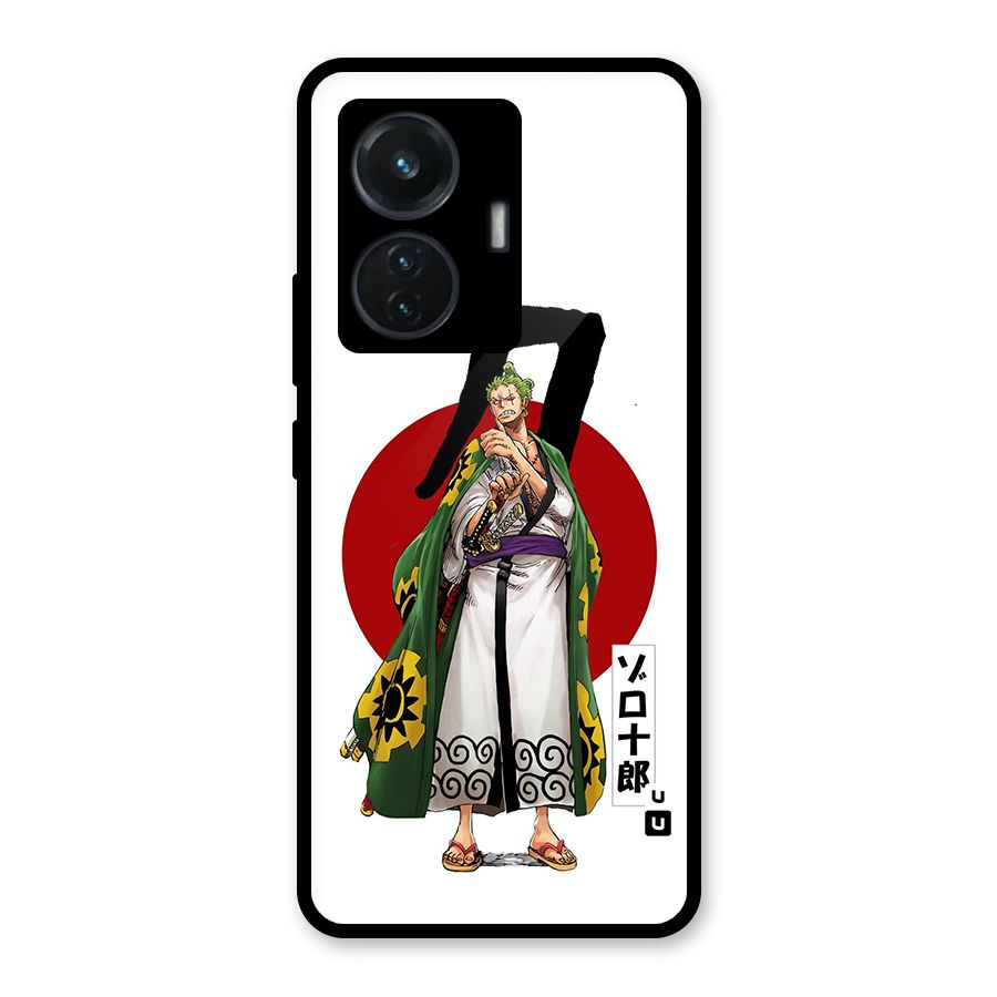 Zoro Stance Glass Back Case for iQOO Z6 44W