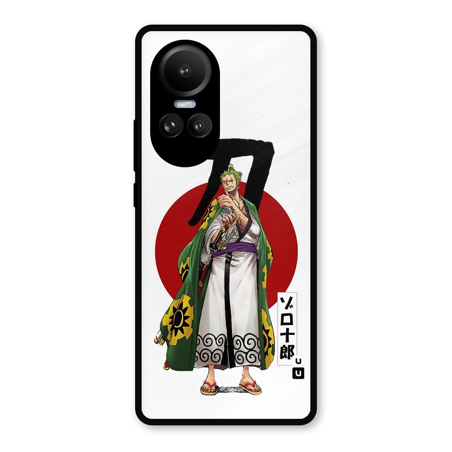 Zoro Stance Metal Back Case for Oppo Reno10 Pro