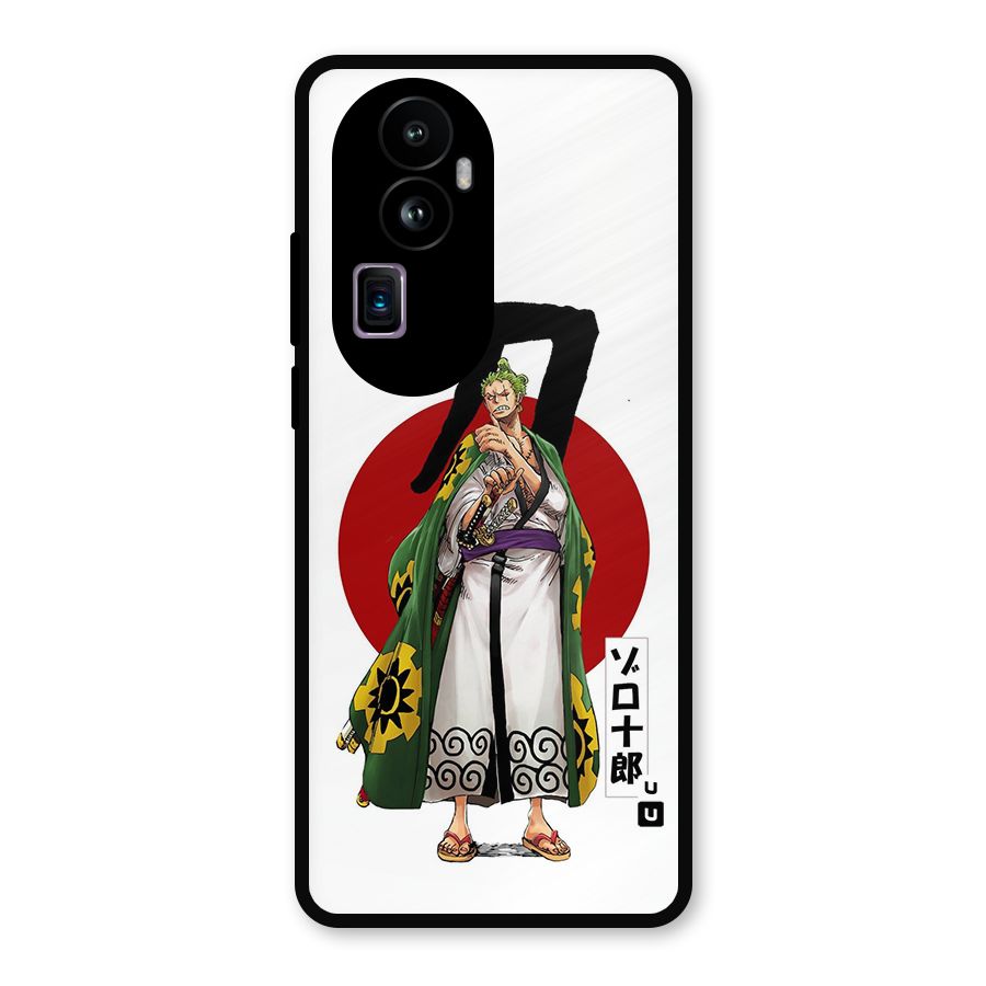 Zoro Stance Metal Back Case for Oppo Reno10 Pro Plus