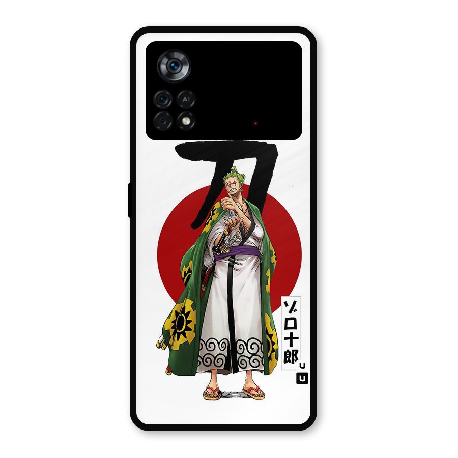 Zoro Stance Metal Back Case for Poco X4 Pro 5G
