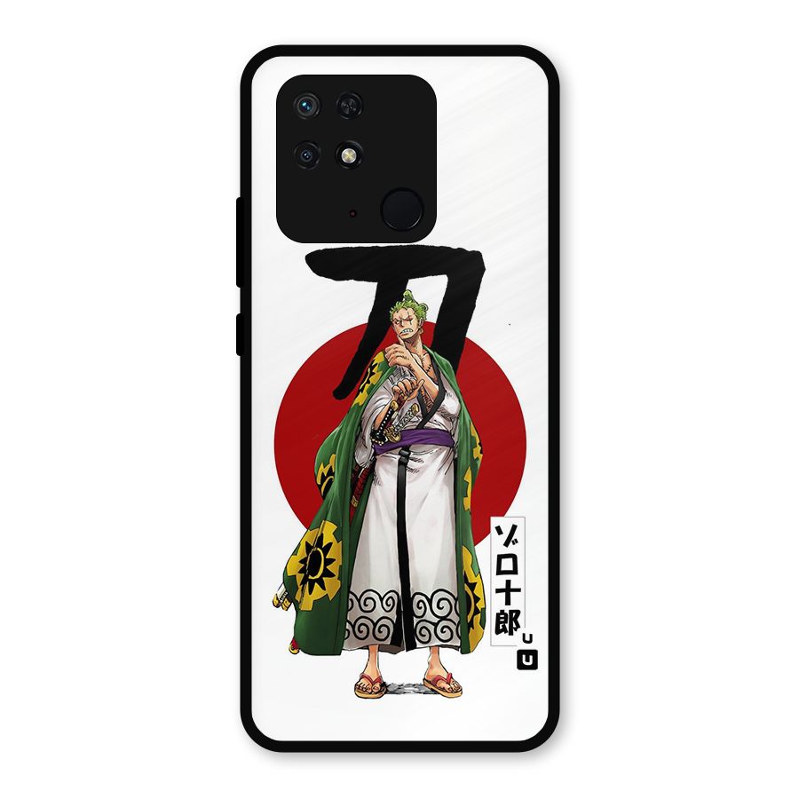 Zoro Stance Metal Back Case for Redmi 10