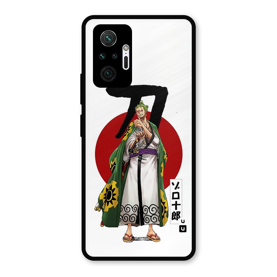 Zoro Stance Metal Back Case for Redmi Note 10 Pro