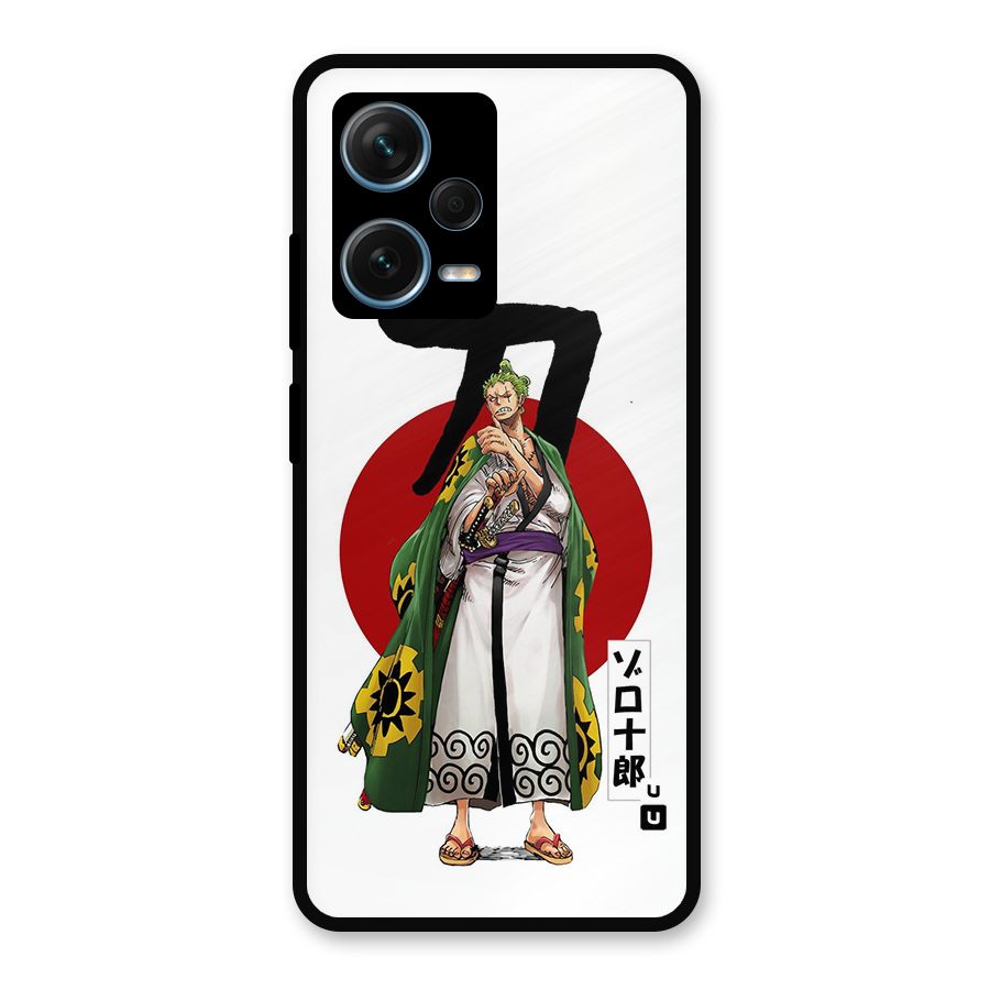Zoro Stance Metal Back Case for Redmi Note 12 Pro Plus 5G
