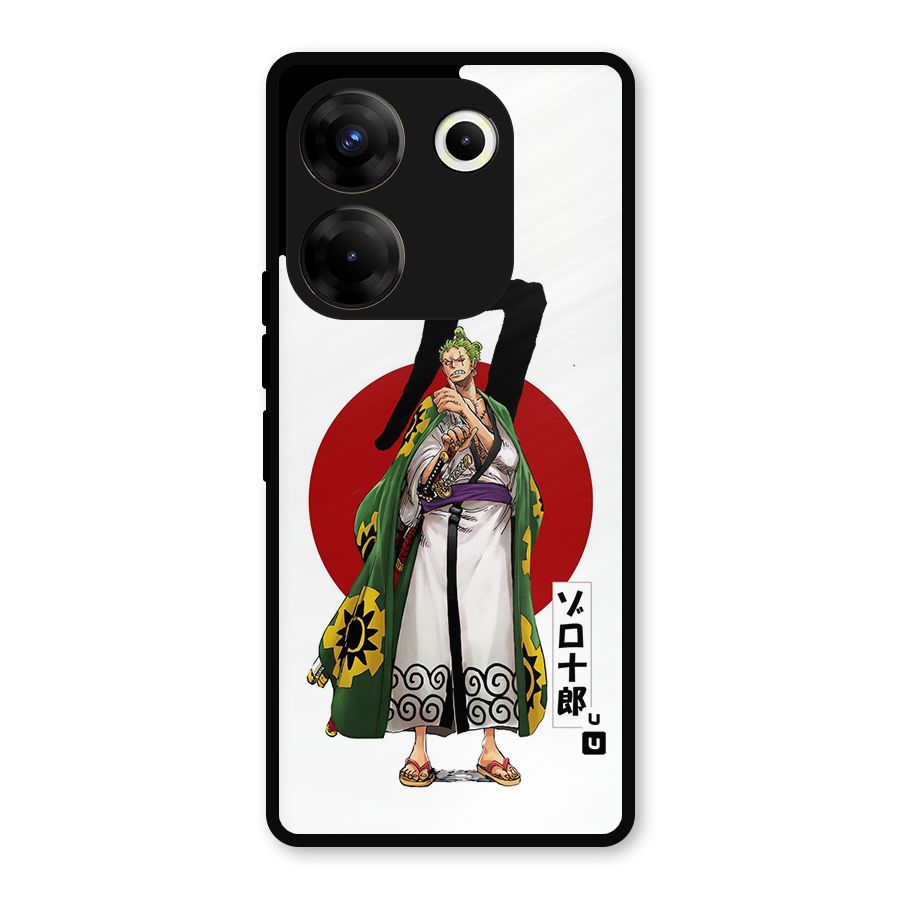 Zoro Stance Metal Back Case for Tecno Camon 20 Pro