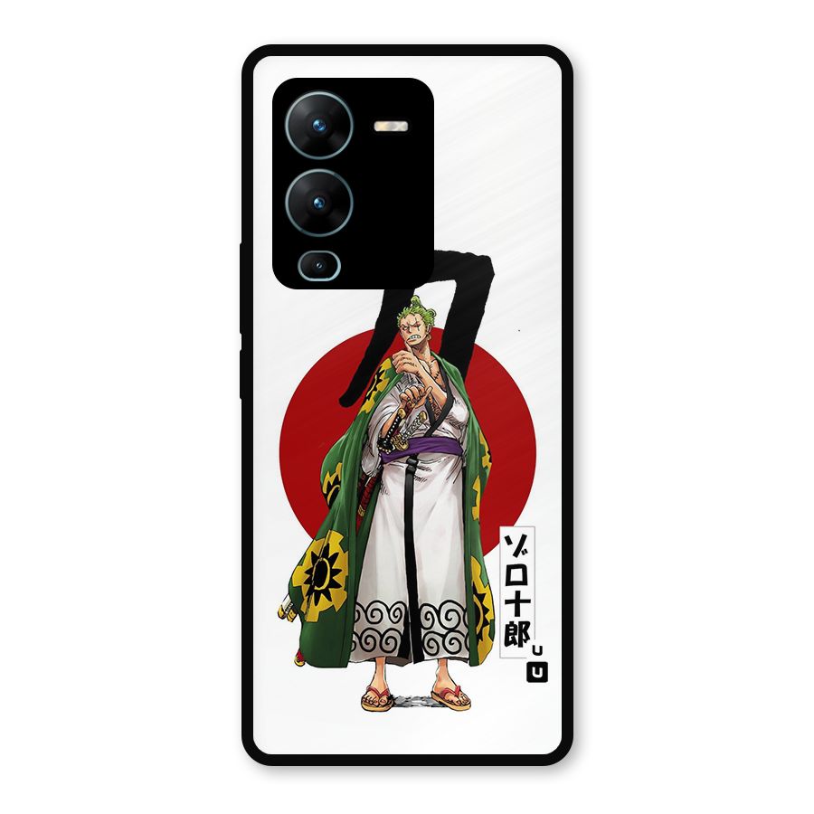 Zoro Stance Metal Back Case for Vivo V25 Pro
