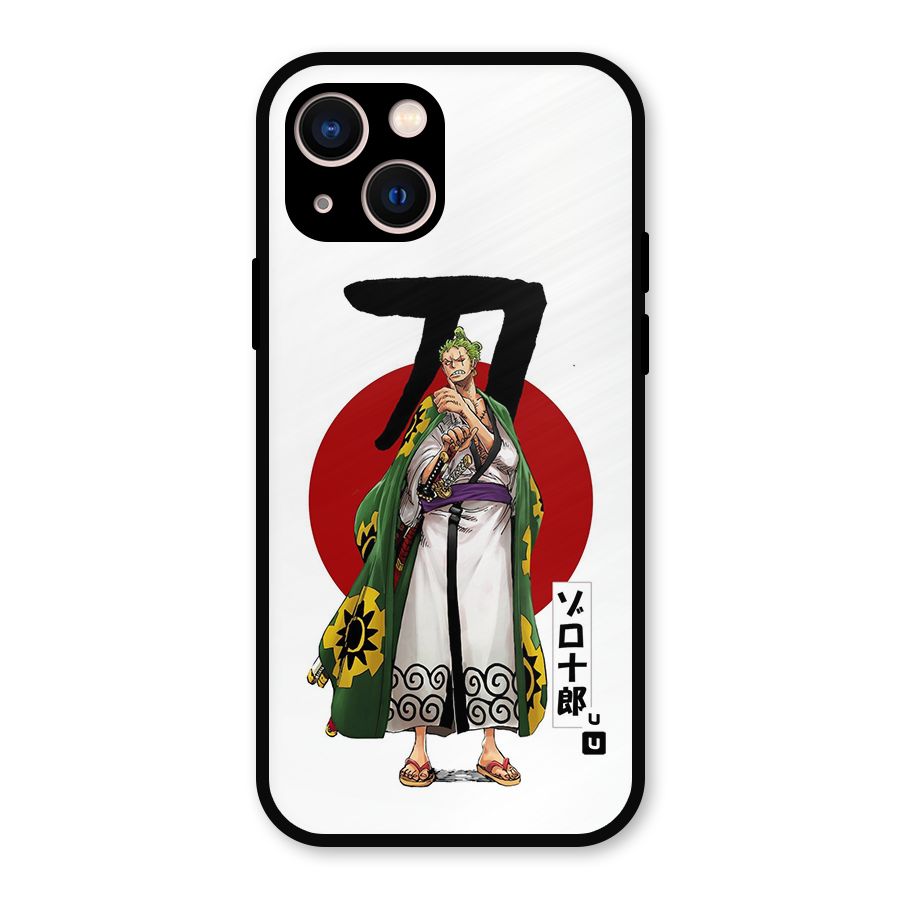 Zoro Stance Metal Back Case for iPhone 13