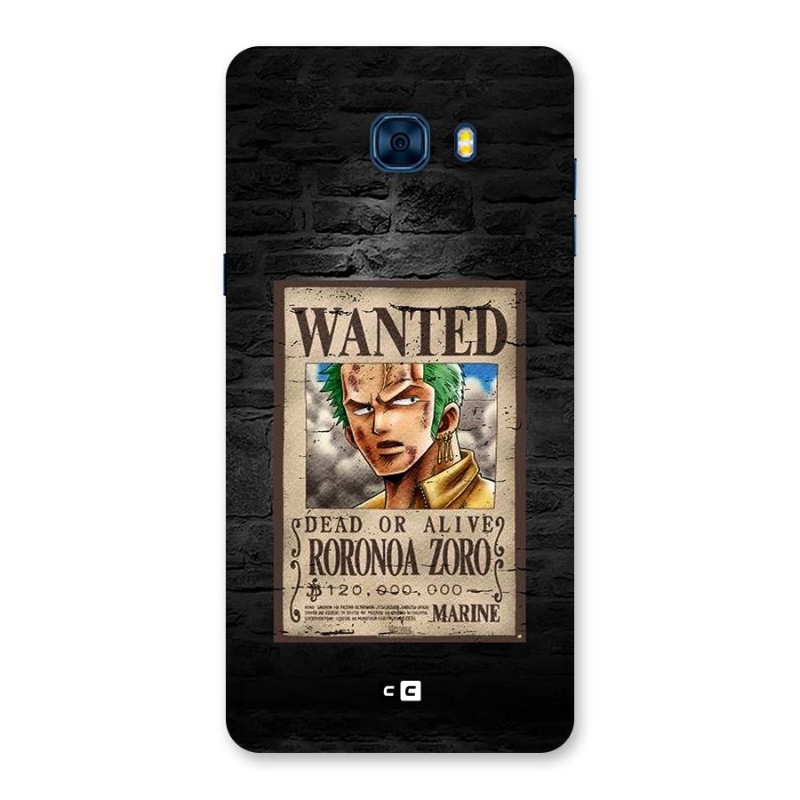 Zoro Wanted Back Case for Galaxy C7 Pro