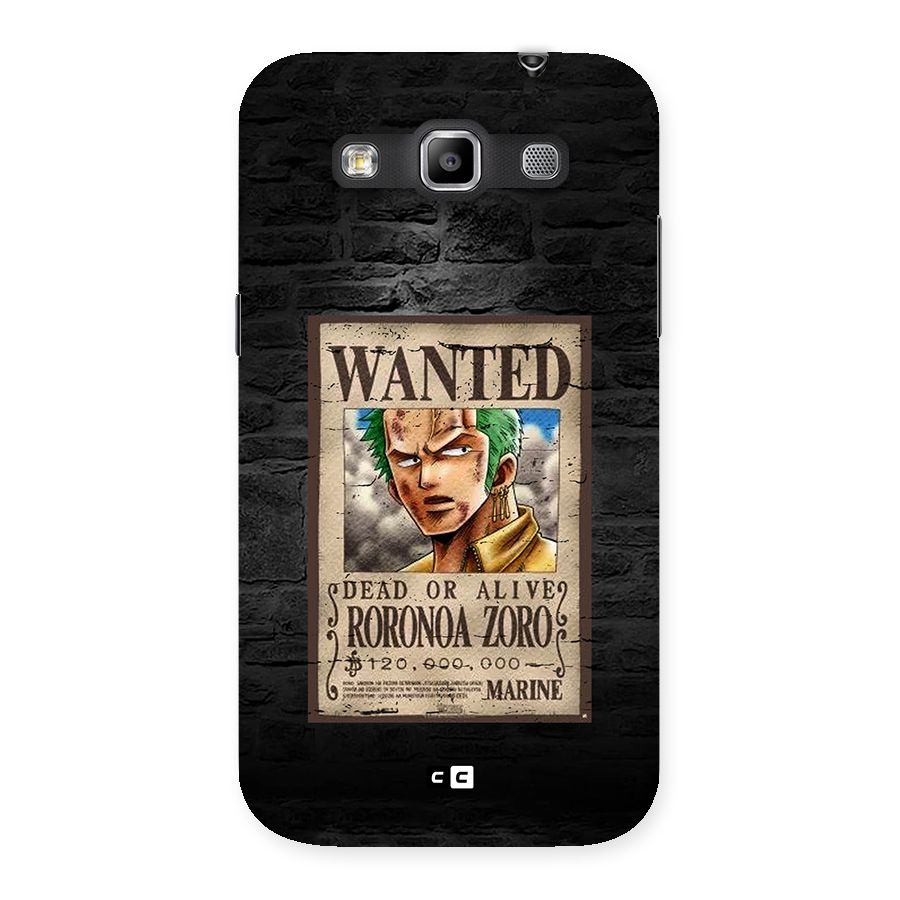 Zoro Wanted Back Case for Galaxy Grand Quattro