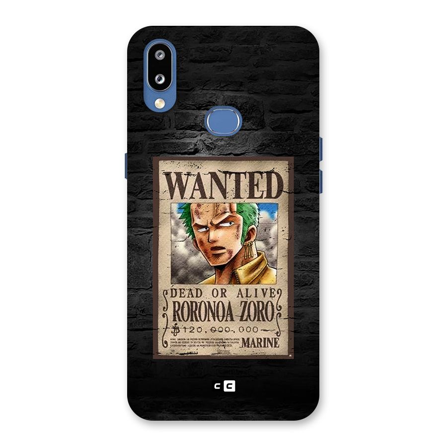 Zoro Wanted Back Case for Galaxy M01s