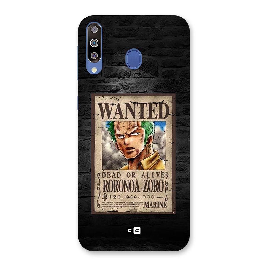 Zoro Wanted Back Case for Galaxy M30