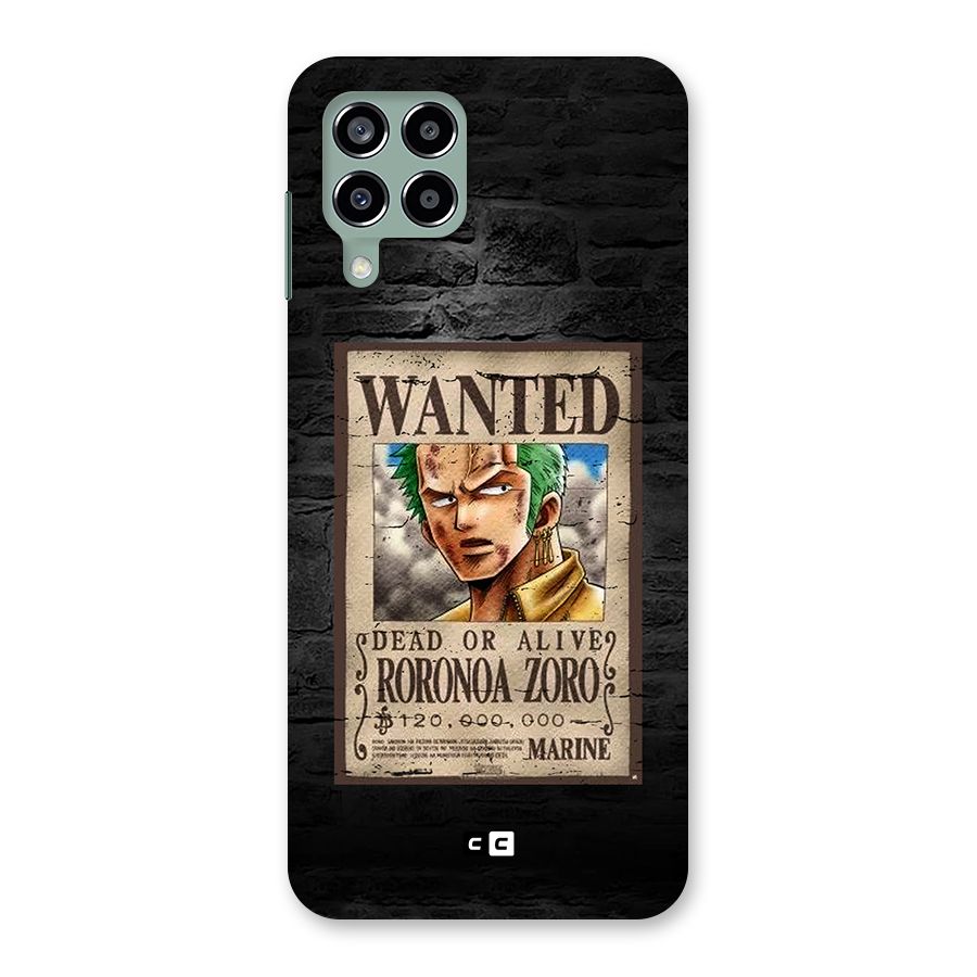 Zoro Wanted Back Case for Galaxy M33