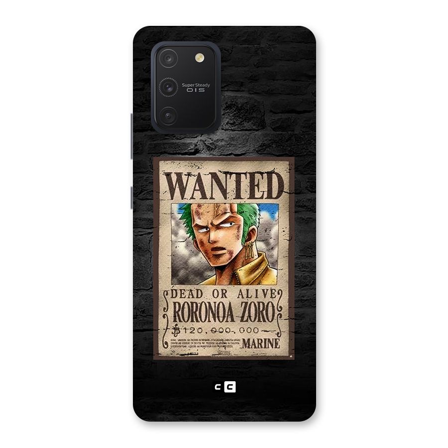 Zoro Wanted Back Case for Galaxy S10 Lite