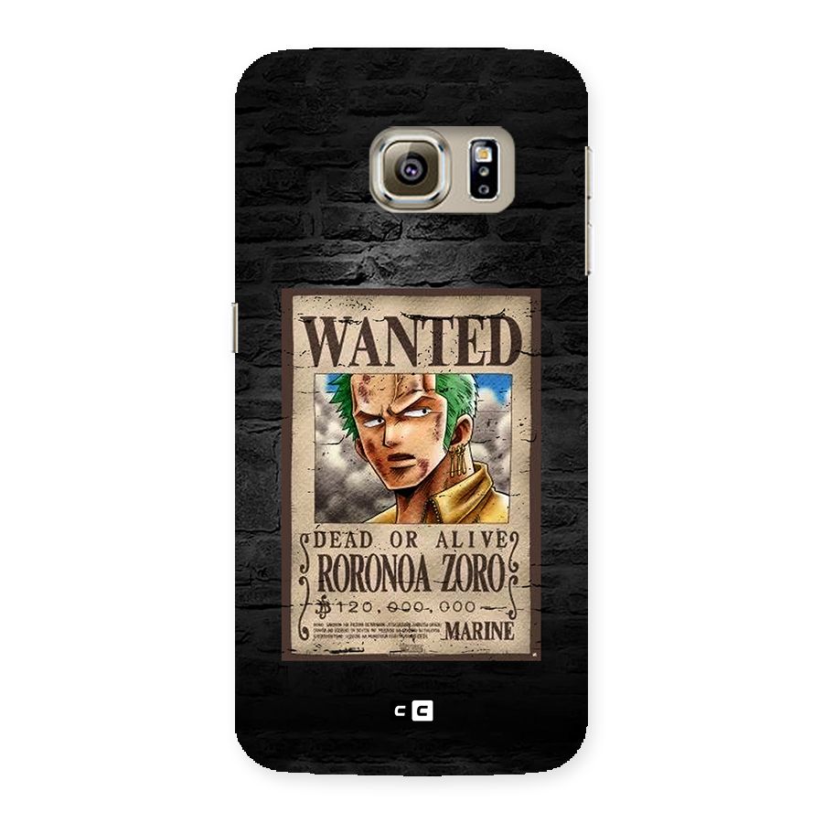 Zoro Wanted Back Case for Galaxy S6 edge