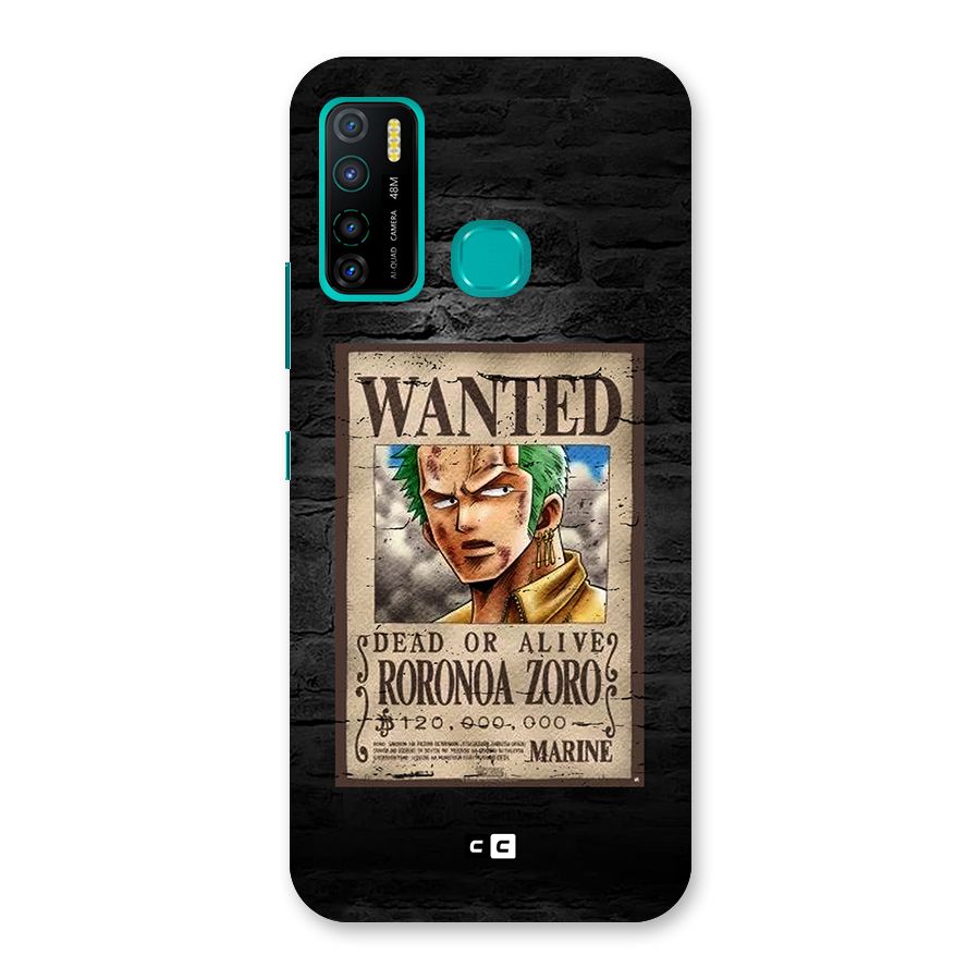 Zoro Wanted Back Case for Infinix Hot 9 Pro