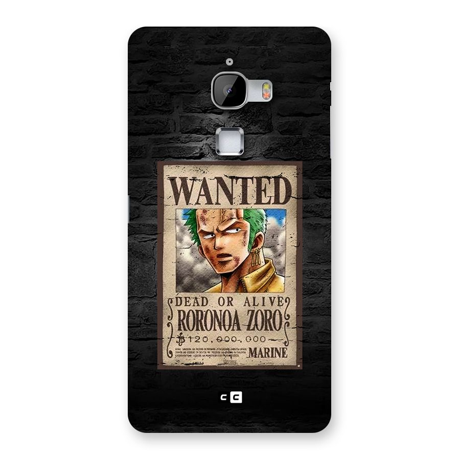 Zoro Wanted Back Case for LeTV Le Max