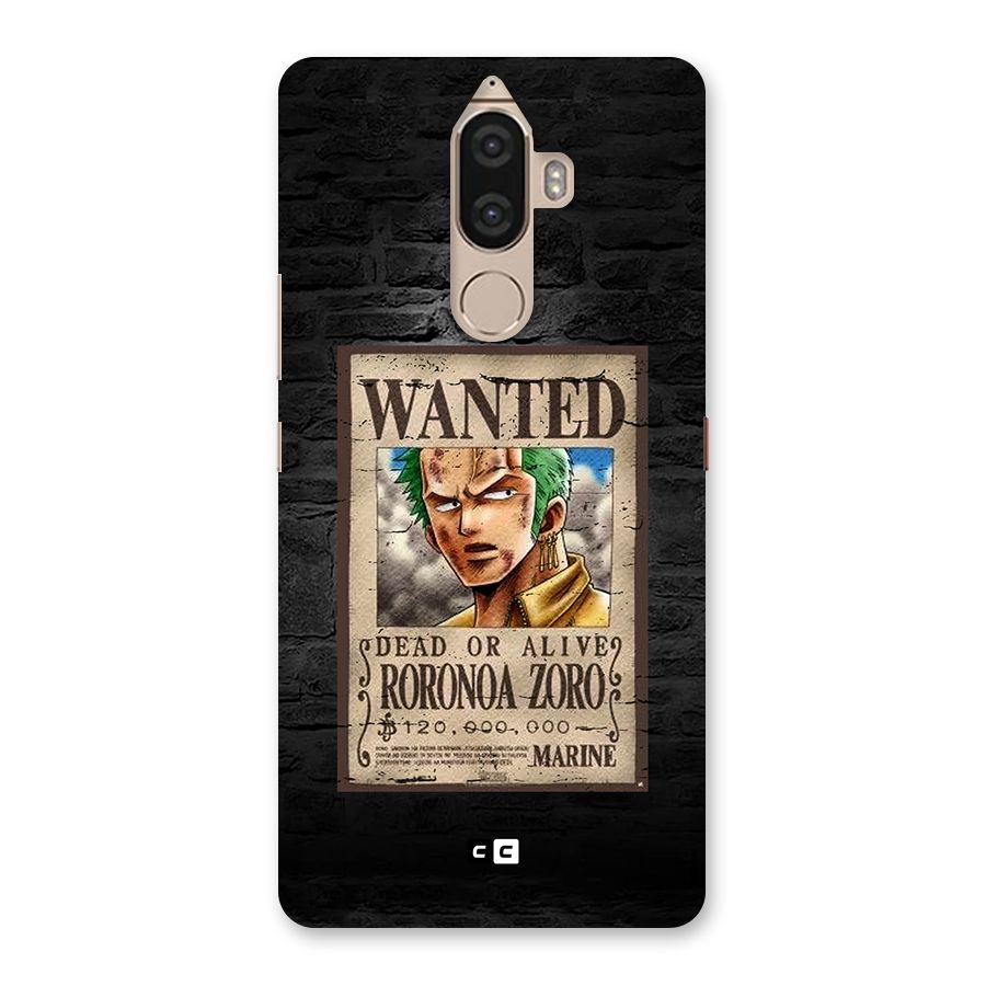 Zoro Wanted Back Case for Lenovo K8 Note