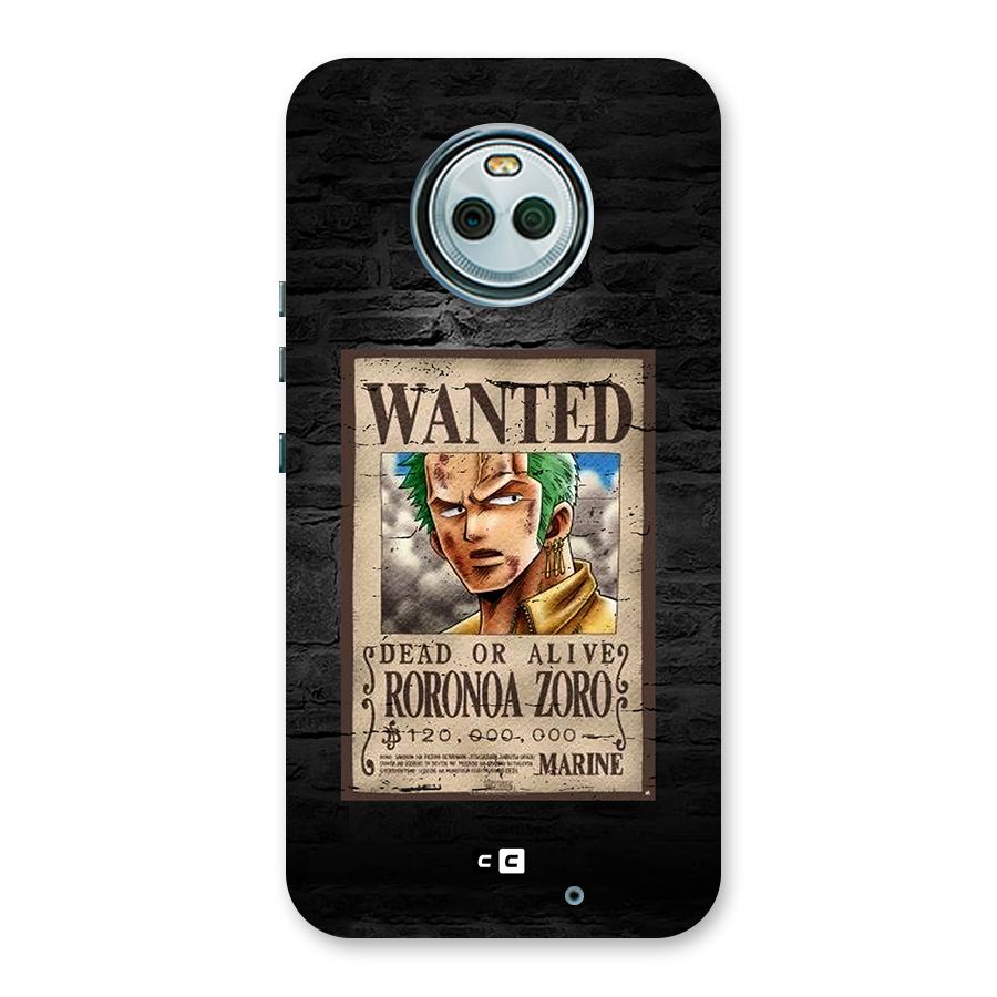 Zoro Wanted Back Case for Moto X4