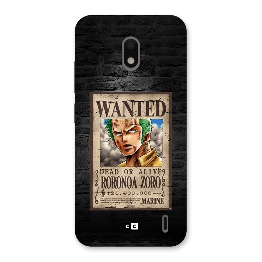 Zoro Wanted Back Case for Nokia 2.2