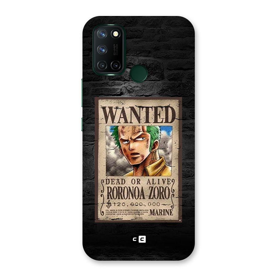 Zoro Wanted Back Case for Realme 7i