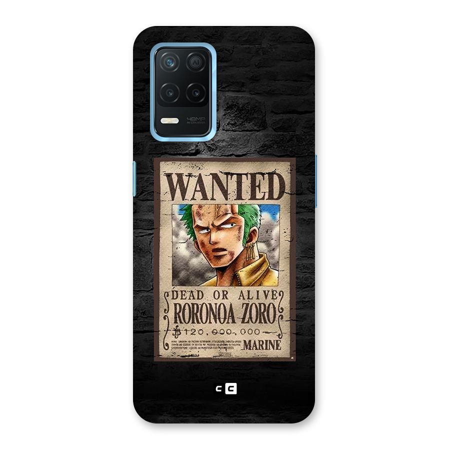 Zoro Wanted Back Case for Realme 8s 5G