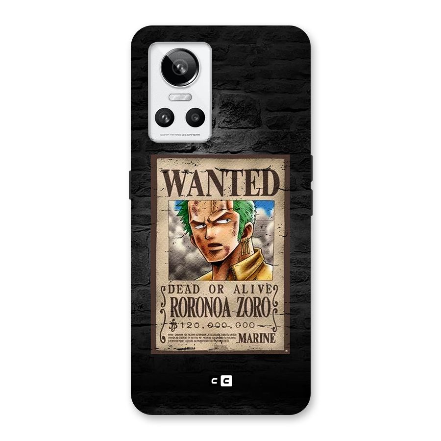 Zoro Wanted Back Case for Realme GT Neo 3