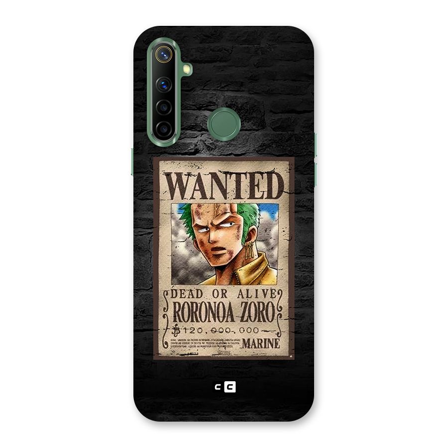 Zoro Wanted Back Case for Realme Narzo 10
