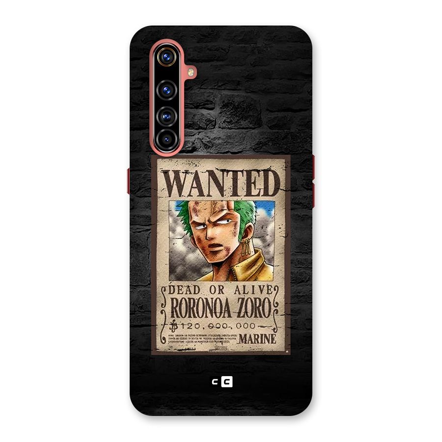 Zoro Wanted Back Case for Realme X50 Pro