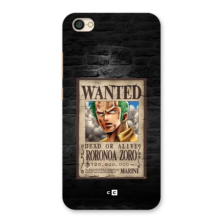 Zoro Wanted Back Case for Redmi Y1 Lite