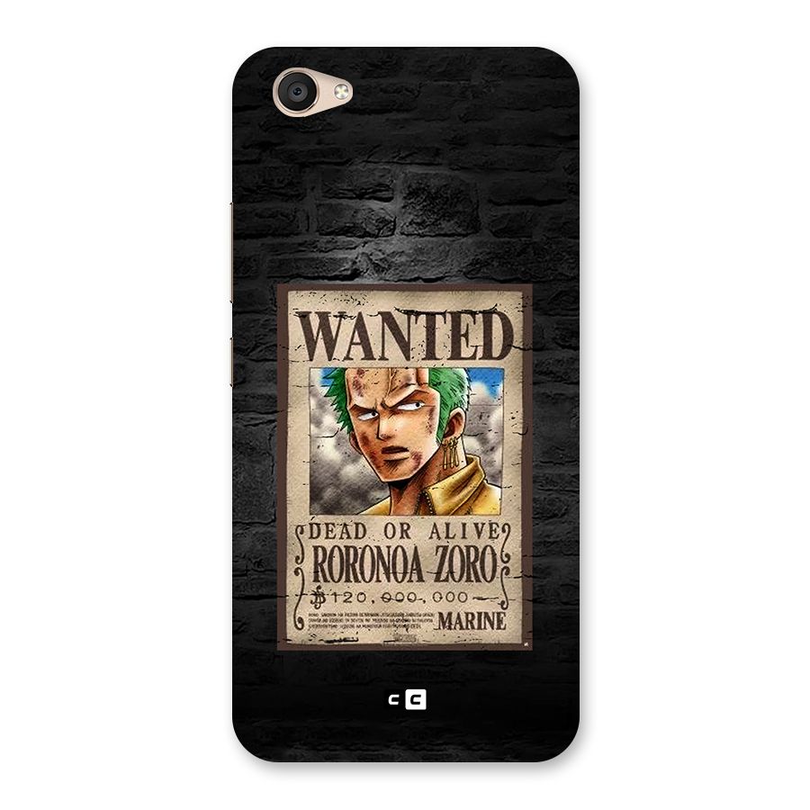 Zoro Wanted Back Case for Vivo V5 Plus