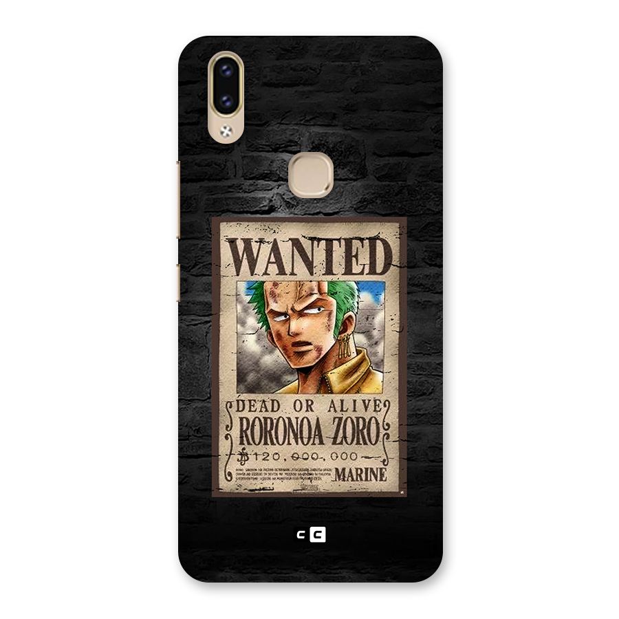 Zoro Wanted Back Case for Vivo V9 Youth