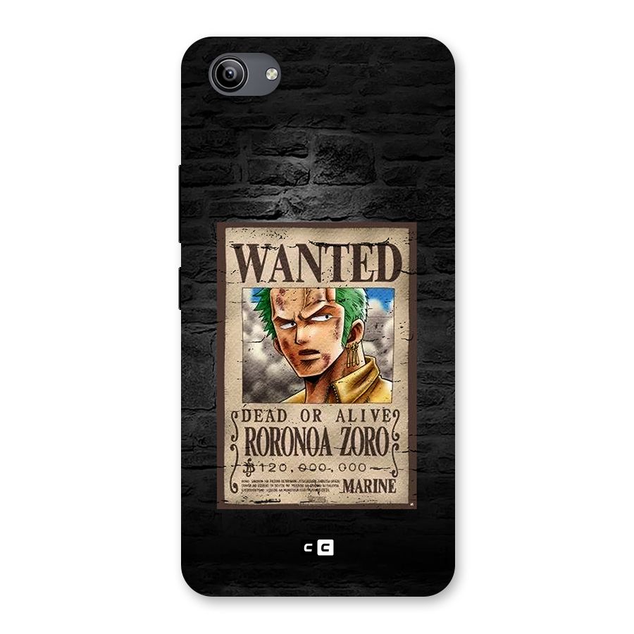 Zoro Wanted Back Case for Vivo Y81i