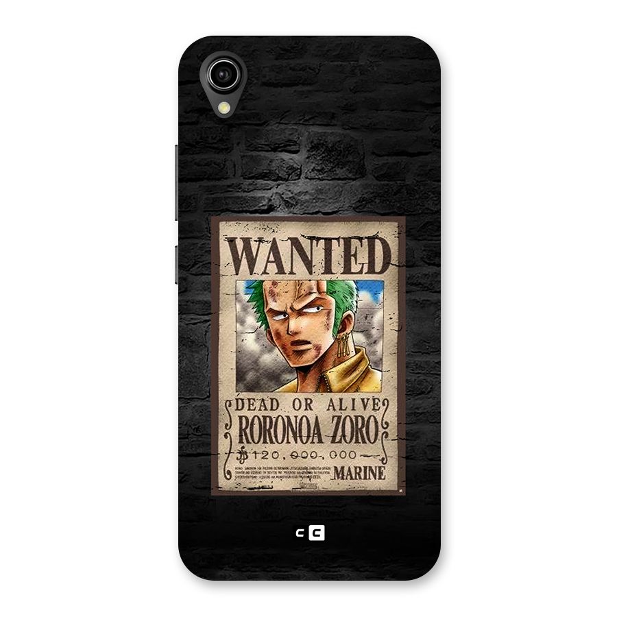 Zoro Wanted Back Case for Vivo Y90